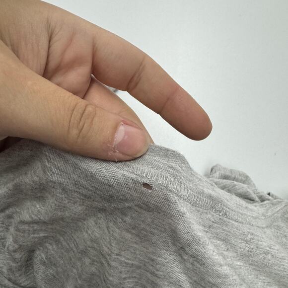 Free People FP Beach Dress Womens XS/S Gray Tiered Ruffle Babydoll Tunic Modal - Picture 7 of 7